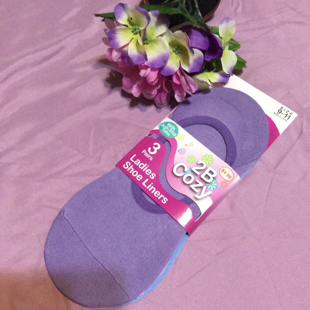 Ladies 2b cozy shoe liners